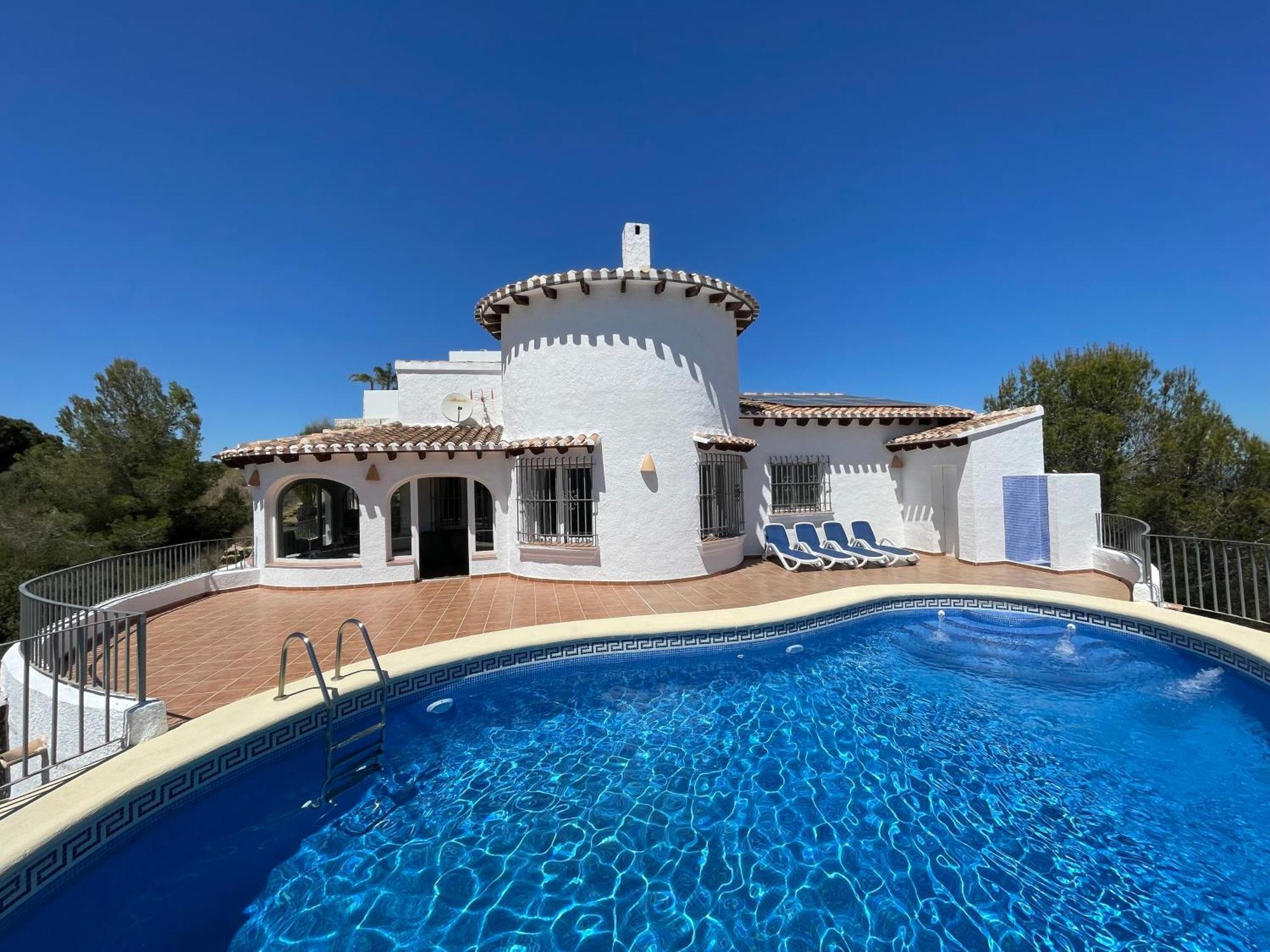 Casa Dalí lot of space, fantastic views&heated pool Monte Pego Exterior foto